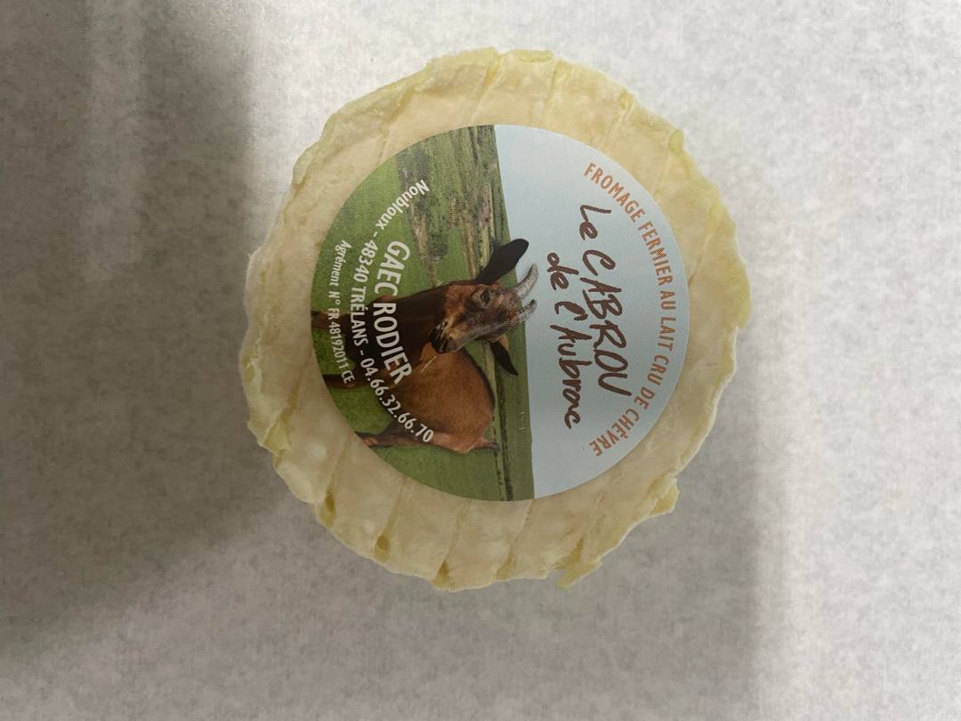 Fromage de chèvre au lait cru Le Cabrou de l'Aubrac et la Rode : photo 3 sur 3 du produit rappelé le 28/05/2024