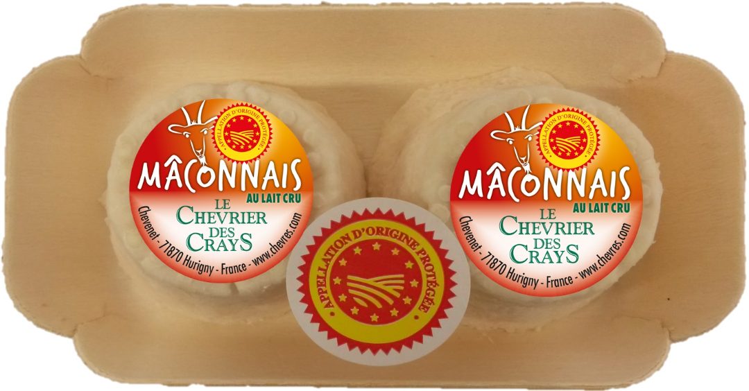 Fromage de chevre sec Chevrier des Crays - Chevrigny : photo du produit rappelé le 04/04/2023