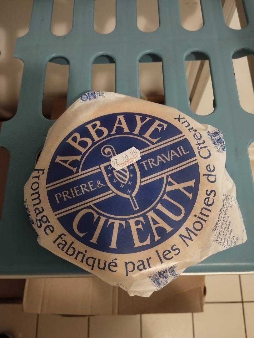 Fromage de l'abbaye de citeaux : photo du produit rappelé le 20/08/2024