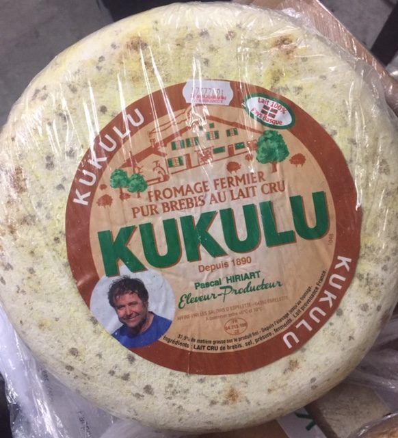 Fromage fermier pur brebis au lait cru Kukulu : photo du produit rappelé le 05/12/2023
