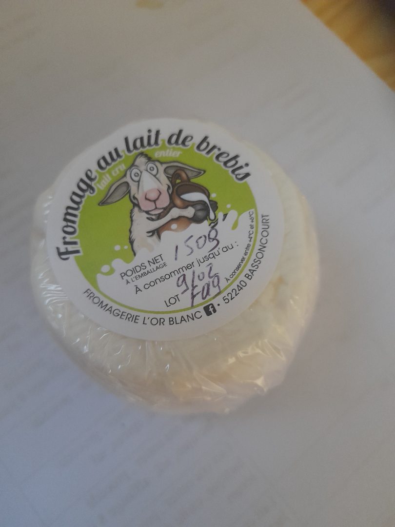 Fromage frais de brebis Fromagerie l'Or Blanc : photo du produit rappelé le 02/02/2026