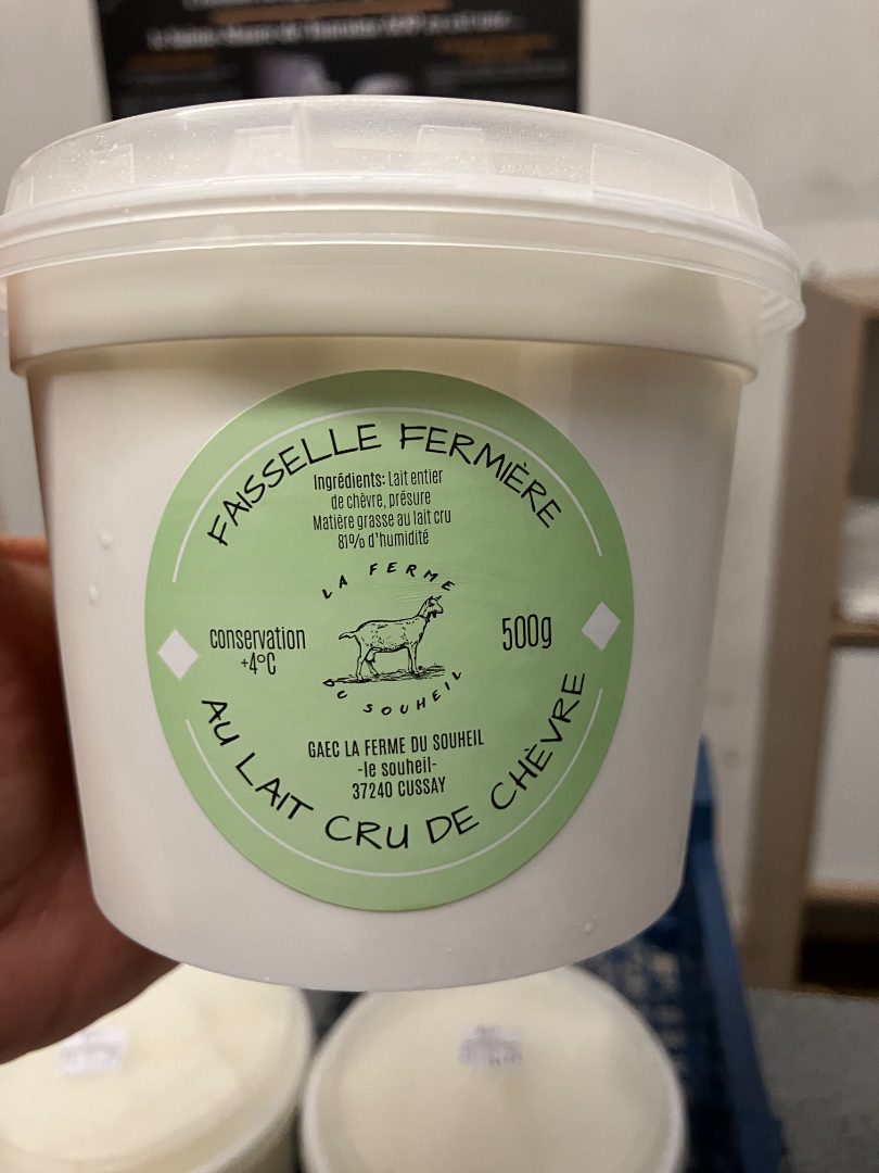 Fromage frais et faisselle au lait cru de chèvre : photo du produit rappelé le 09/04/2026