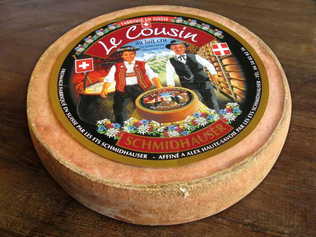 Fromage le cousin Schmidhauser : photo du produit rappelé le 19/03/2024