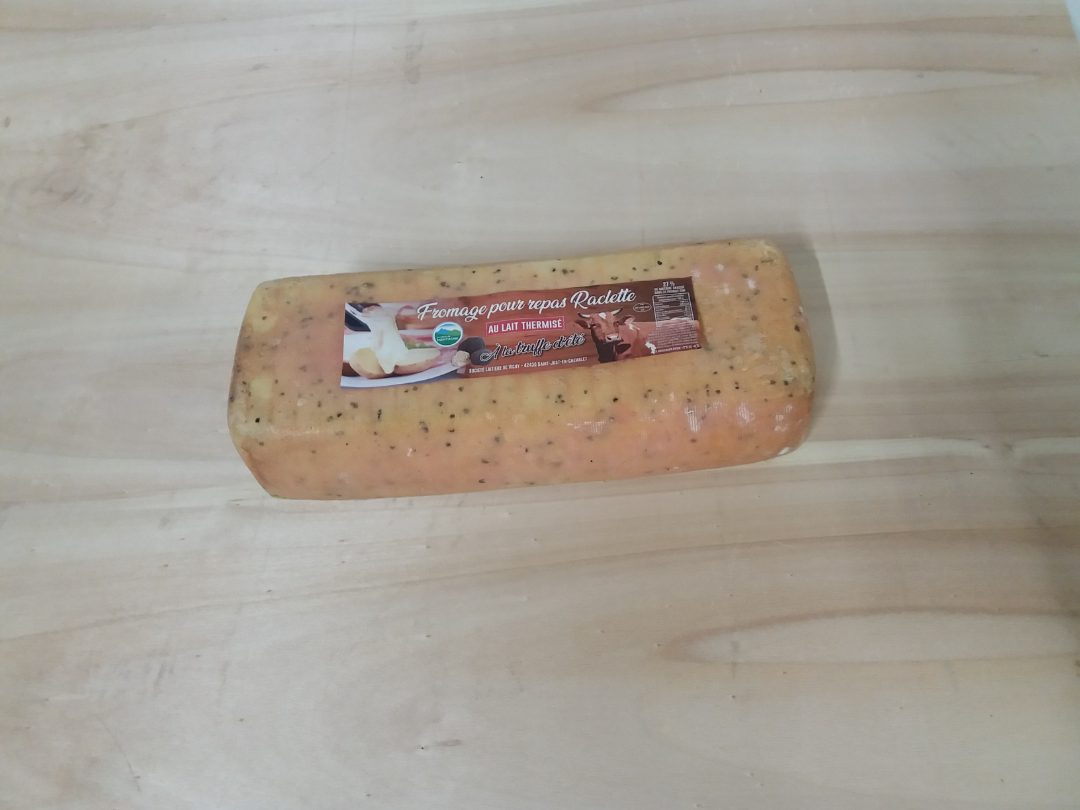 Fromage pour repas raclette 2kg au lait de vache Societe Laitiere de Vichy : photo 5 sur 5 du produit rappelé le 10/02/2023