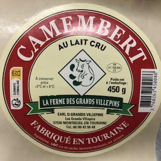Fromages au lait cru La Ferme des Grands Villepins : photo du produit rappelé le 07/06/2024