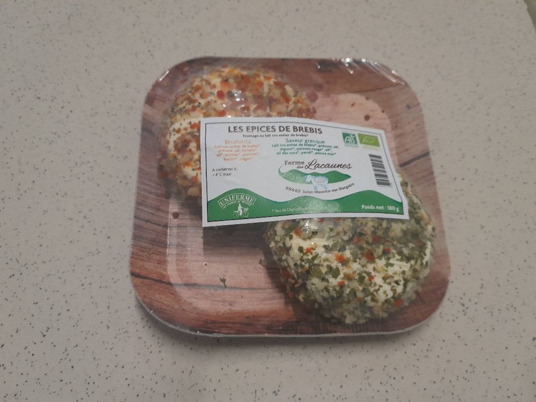 Fromages de brebis epices x2 La Ferme des Lacaunes : photo du produit rappelé le 06/07/2023