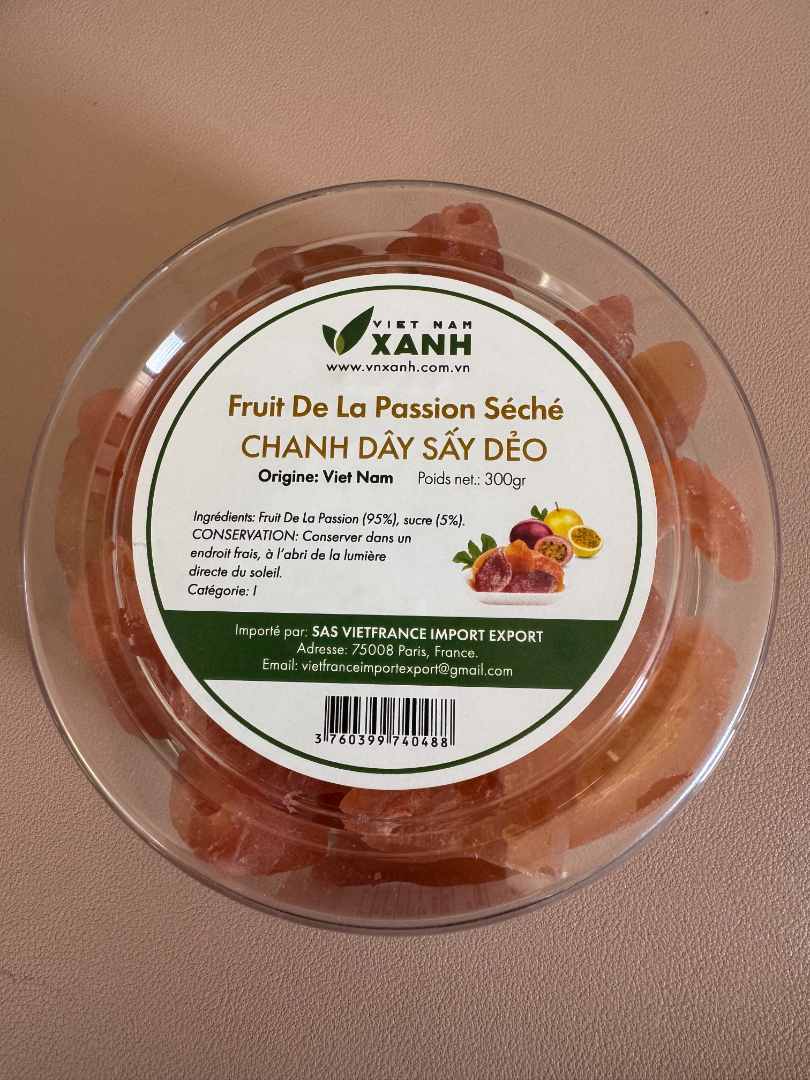 Fruit de la passion seche Vietnam Xanh : photo du produit rappelé le 02/06/2026