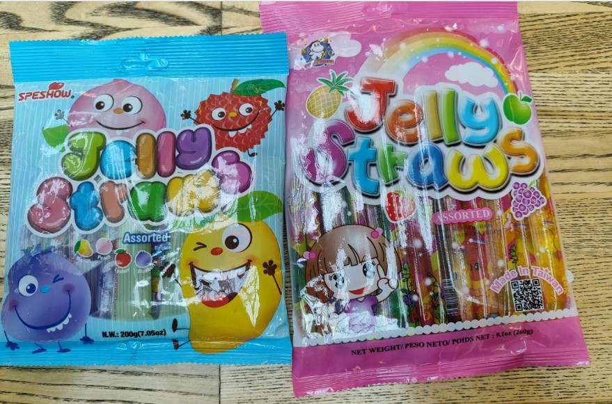 Fruit jelly straws Abc : photo 2 sur 2 du produit rappelé le 02/02/2024