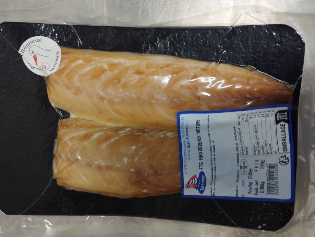 Fts maquereaux nature Est Friture : photo du produit rappelé le 27/09/2024