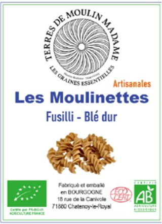 Fusilli blé dur Les Moulinettes - Fusilli Blé Dur : photo du produit rappelé le 01/07/2026