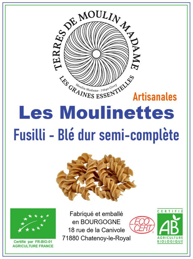 Fusilli semi-complète Les Moulinettes : photo du produit rappelé le 01/07/2026