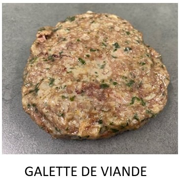 Galette de viande Kirn : photo du produit rappelé le 01/08/2025