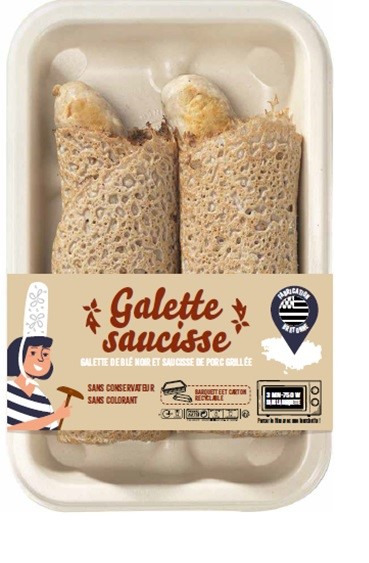 Galette saucisse : photo du produit rappelé le 07/02/2025