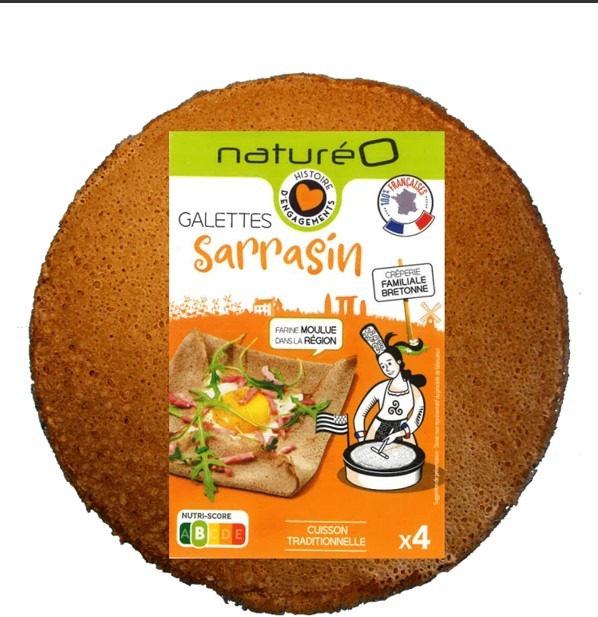Galettes de sarrasin Natureo : photo du produit rappelé le 07/02/2025