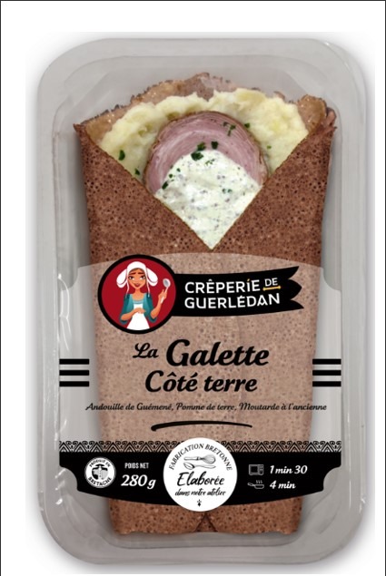 Galettes garnies Crêperie de Guerlédan : photo du produit rappelé le 07/02/2025