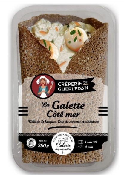 Galettes garnies Crêperie de Guerlédan : photo 4 sur 5 du produit rappelé le 07/02/2025