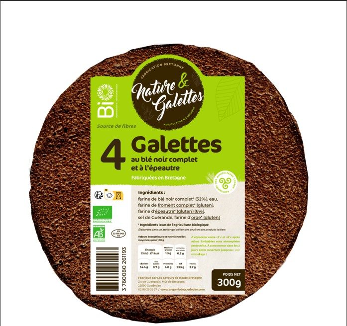 Galettes Nature et Galettes : photo du produit rappelé le 07/02/2025