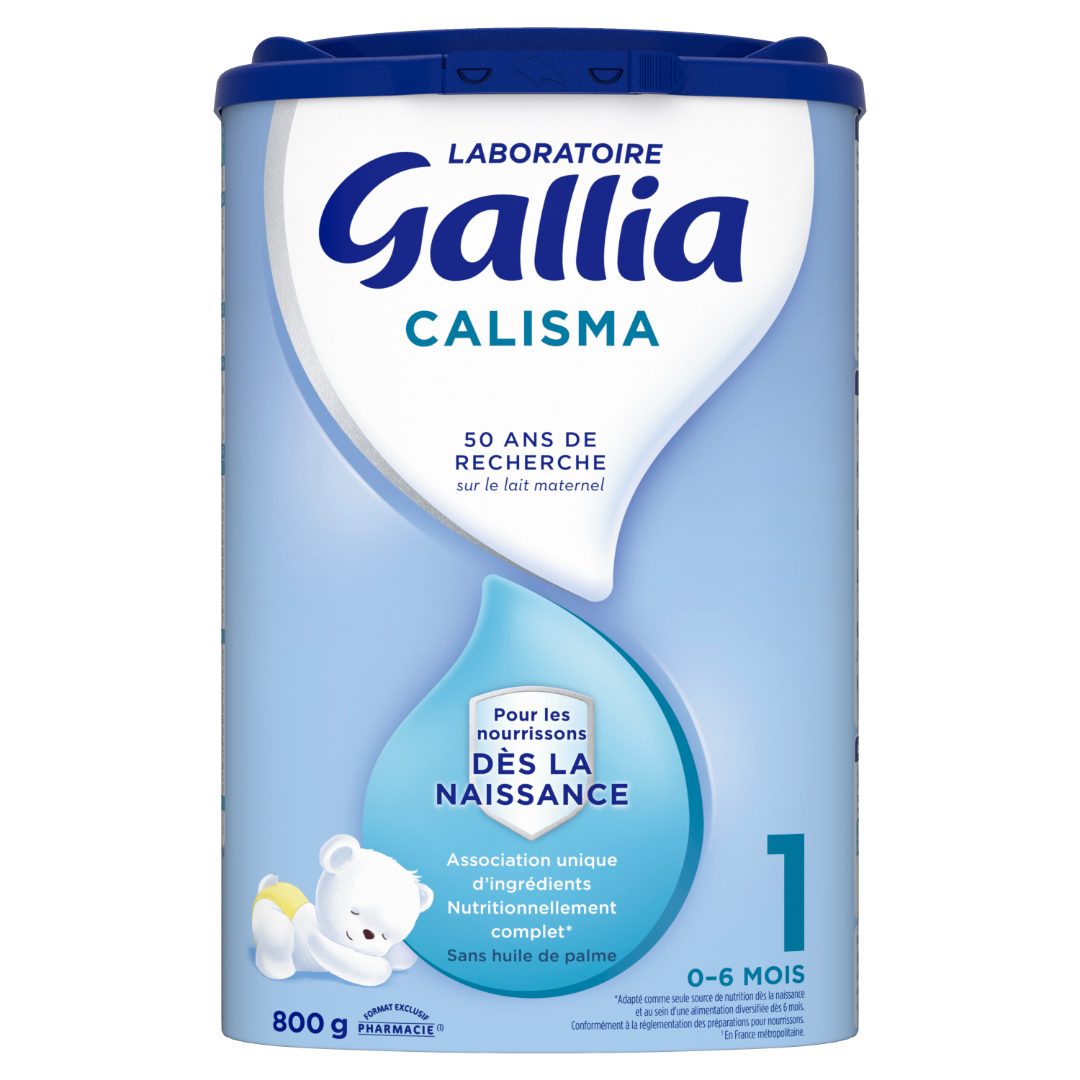 Gallia calisma 1er age 0-6mois 800g Laboratoire Gallia : photo du produit rappelé le 05/02/2026