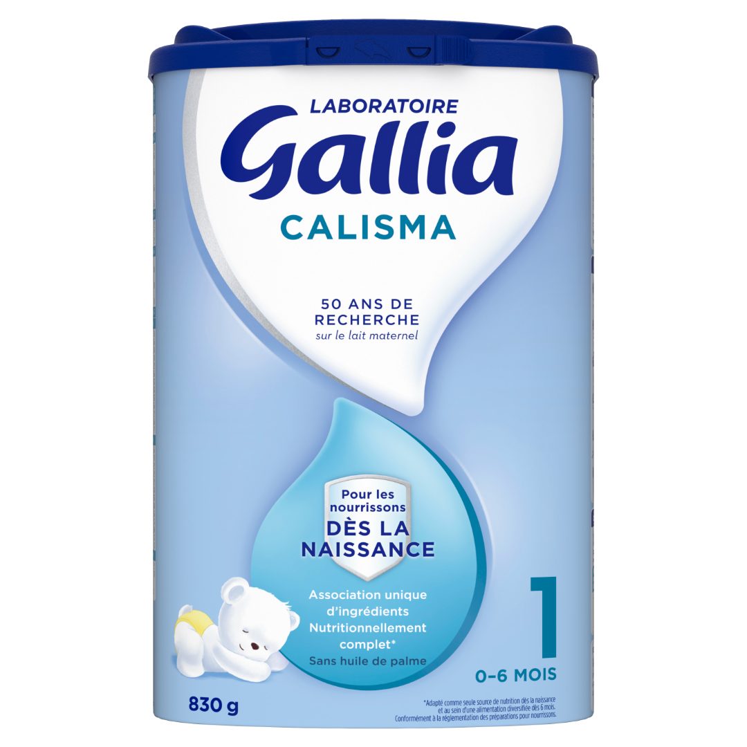 Gallia calisma 1er age 0-6mois 830g Laboratoire Gallia : photo du produit rappelé le 05/02/2026