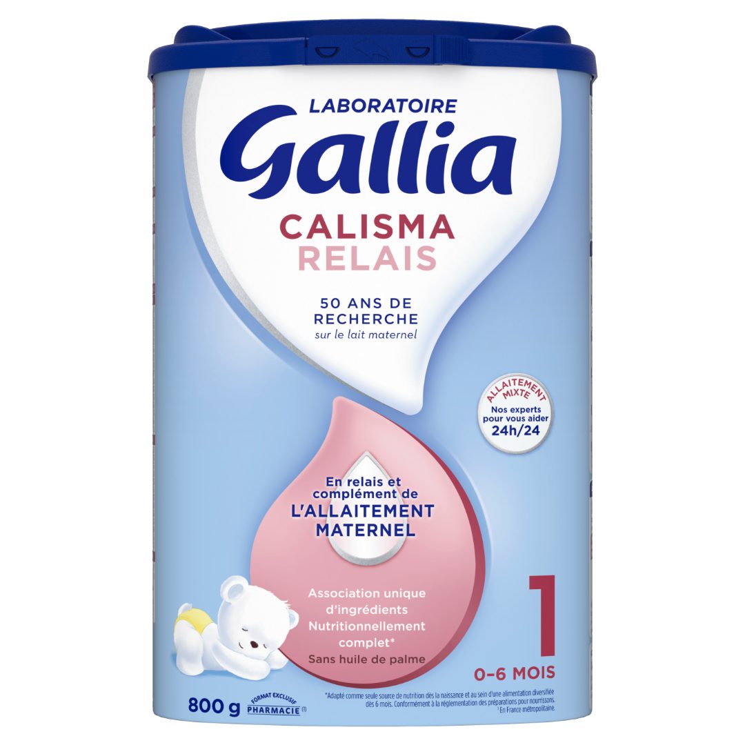 Gallia calisma relais 1er age 0-6mois 800g Laboratoire Gallia : photo du produit rappelé le 05/02/2026