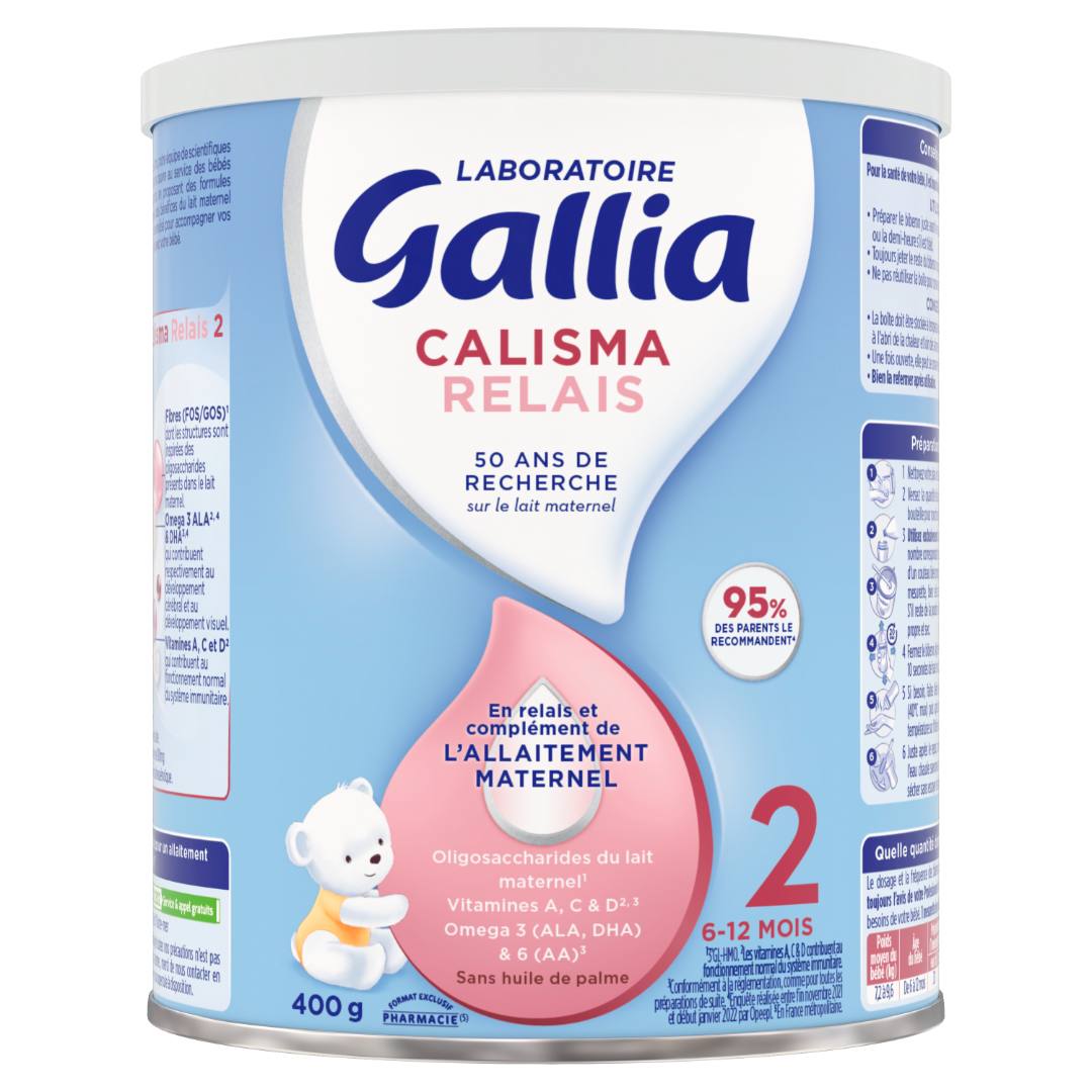 Gallia calisma relais 2eme age 6-12 mois 400g Laboratoire Gallia : photo du produit rappelé le 05/02/2026
