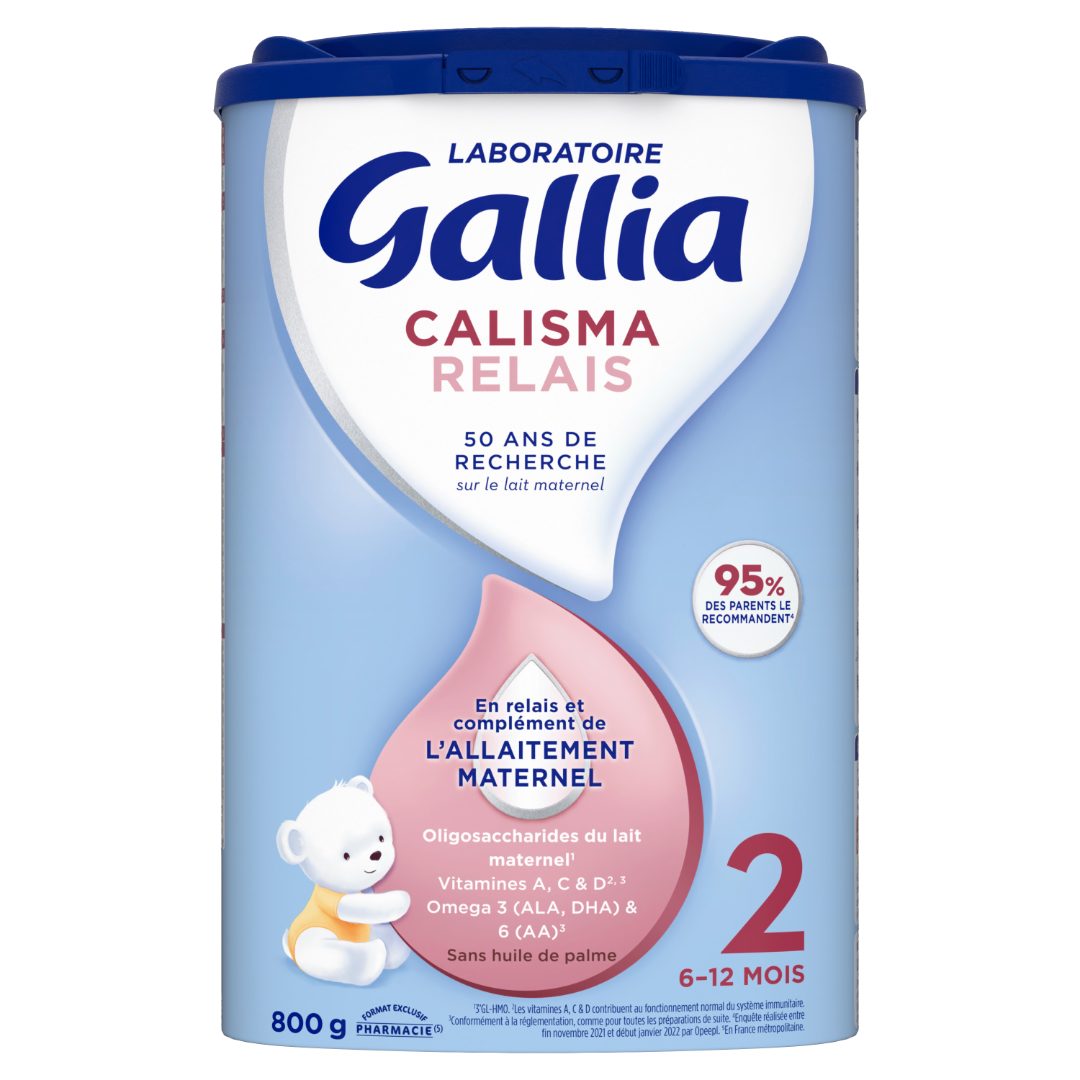 Gallia calisma relais 2eme age 6-12mois 800g Laboratoire Gallia : photo du produit rappelé le 05/02/2026