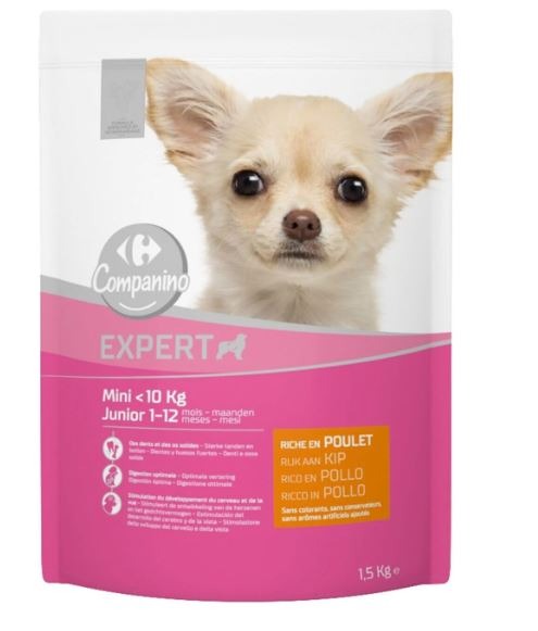 Gamme croquettes chiens et chats companino expert : photo 2 sur 2 du produit rappelé le 24/12/2024