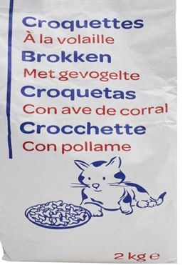 Gamme croquettes chiens et chats premiers prix Premiers Prix (PP Blanc) : photo du produit rappelé le 24/12/2024
