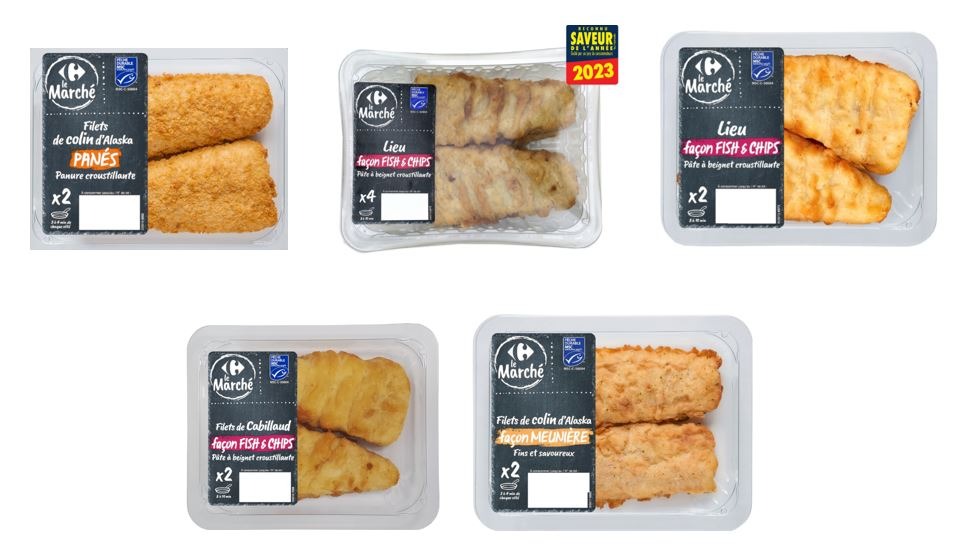 Gamme enrobée poisson frais Carrefour le Marché : photo du produit rappelé le 11/08/2025