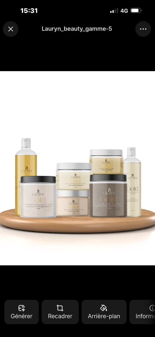Gamme gold Lauryn Beauty : photo 2 sur 2 du produit rappelé le 17/06/2026