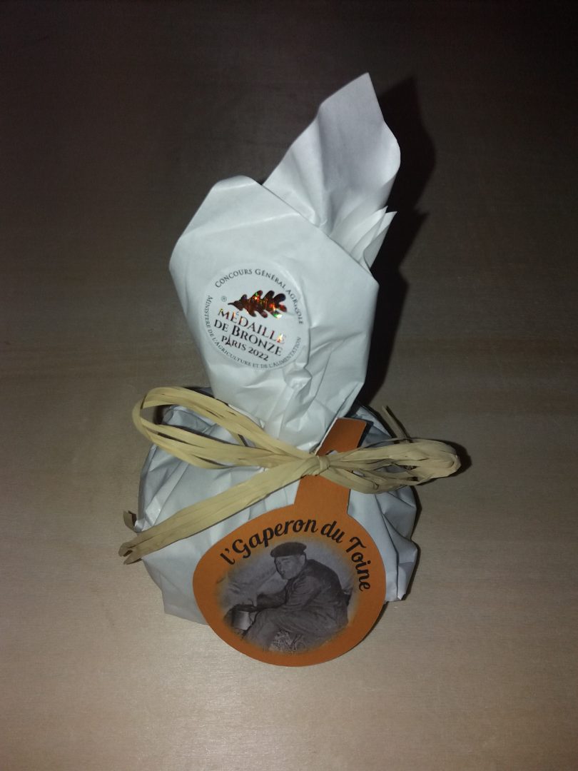 Gaperon du toine 300g Scociete Laitiere de Vichy : photo du produit rappelé le 04/02/2023