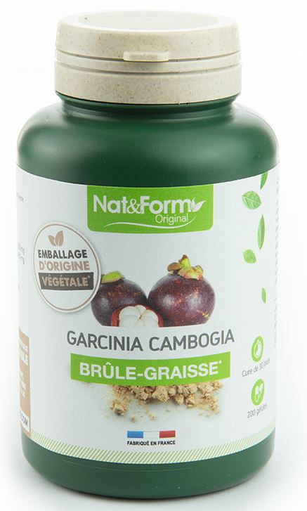 Garcinia cambogia brûle-graisse 200 gélules - gamme original Nat&Form : photo du produit rappelé le 18/04/2025