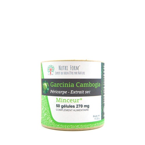 Garcinia cambogia extrait sec gélules 270 mg Nutri Form : photo du produit rappelé le 15/05/2025