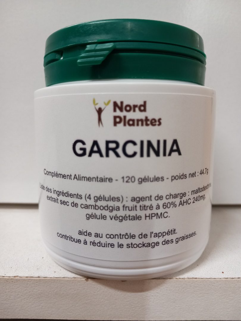 Garcinia gélules Nord Plantes : photo du produit rappelé le 13/05/2025