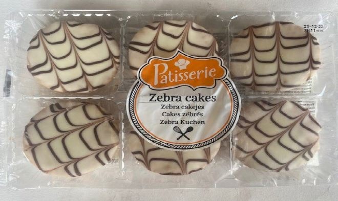 Gâteaux zebra cakes Patisserie : photo du produit rappelé le 26/10/2023