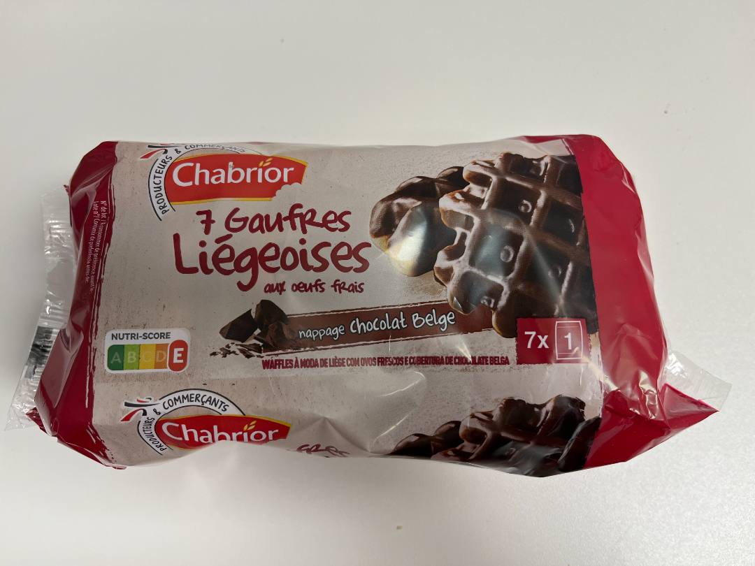 Gauffres liegeoises Chabrior : photo du produit rappelé le 29/10/2025