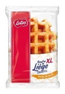 Gaufres de liège lotus : photo du produit rappelé le 17/11/2025