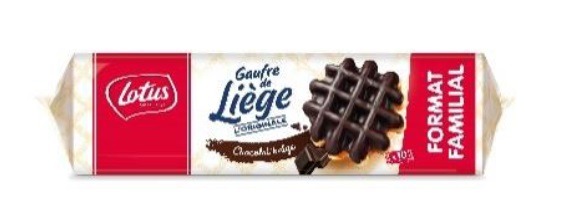 Gaufres de liège lotus : photo 4 sur 5 du produit rappelé le 17/11/2025