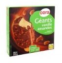 Géants vanille / chocolat lait amandes x3 360 ml – 255 g Cora : photo du produit rappelé le 15/12/2021