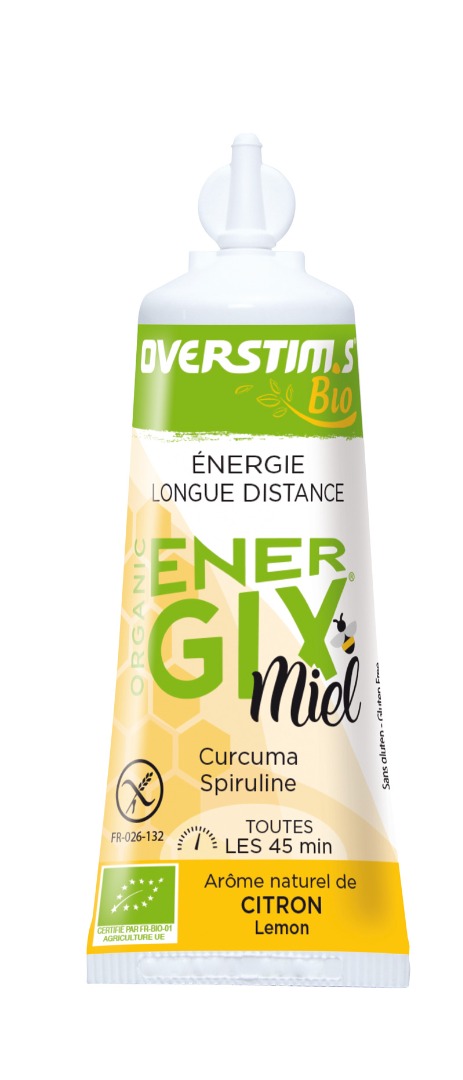 Gel energix miel citron bio Overstim.S : photo du produit rappelé le 17/09/2021