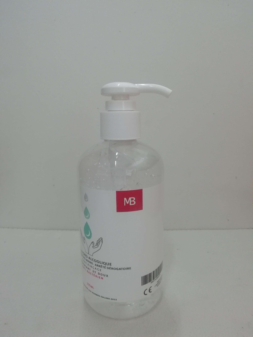 Gel hydro-alcoolique MB : photo 2 sur 2 du produit rappelé le 29/04/2021