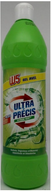 Gel javel citron vert W5 : photo du produit rappelé le 15/10/2025