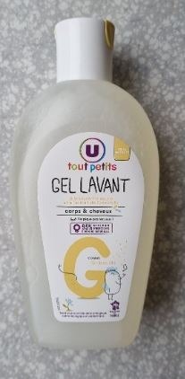Gel lavant bébé U Tout Petit : photo du produit rappelé le 31/03/2023