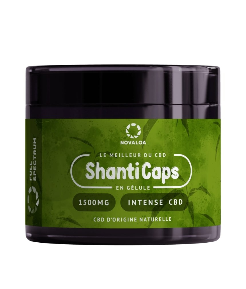 Gélule intense CBD 1500mg Novaloa : photo du produit rappelé le 13/11/2023