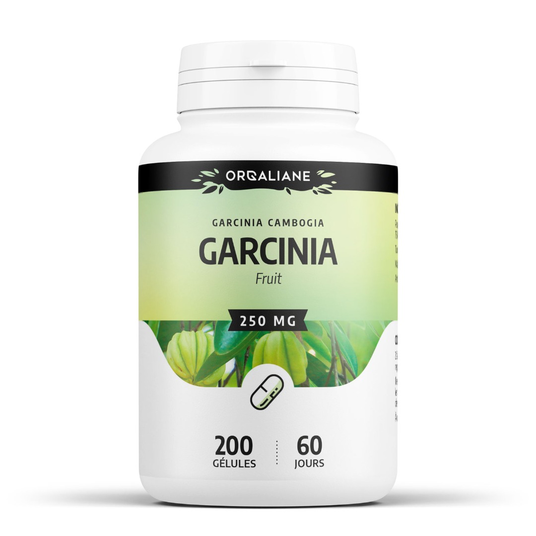Gélules de garcinia 250mg Orgaliane : photo du produit rappelé le 28/04/2025