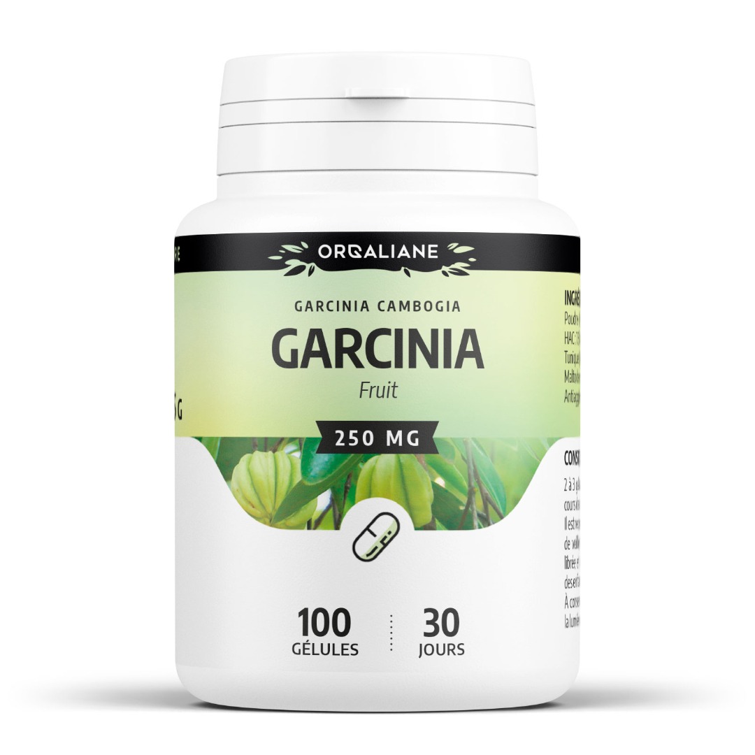 Gélules de garcinia 250mg Orgaliane : photo 2 sur 2 du produit rappelé le 28/04/2025