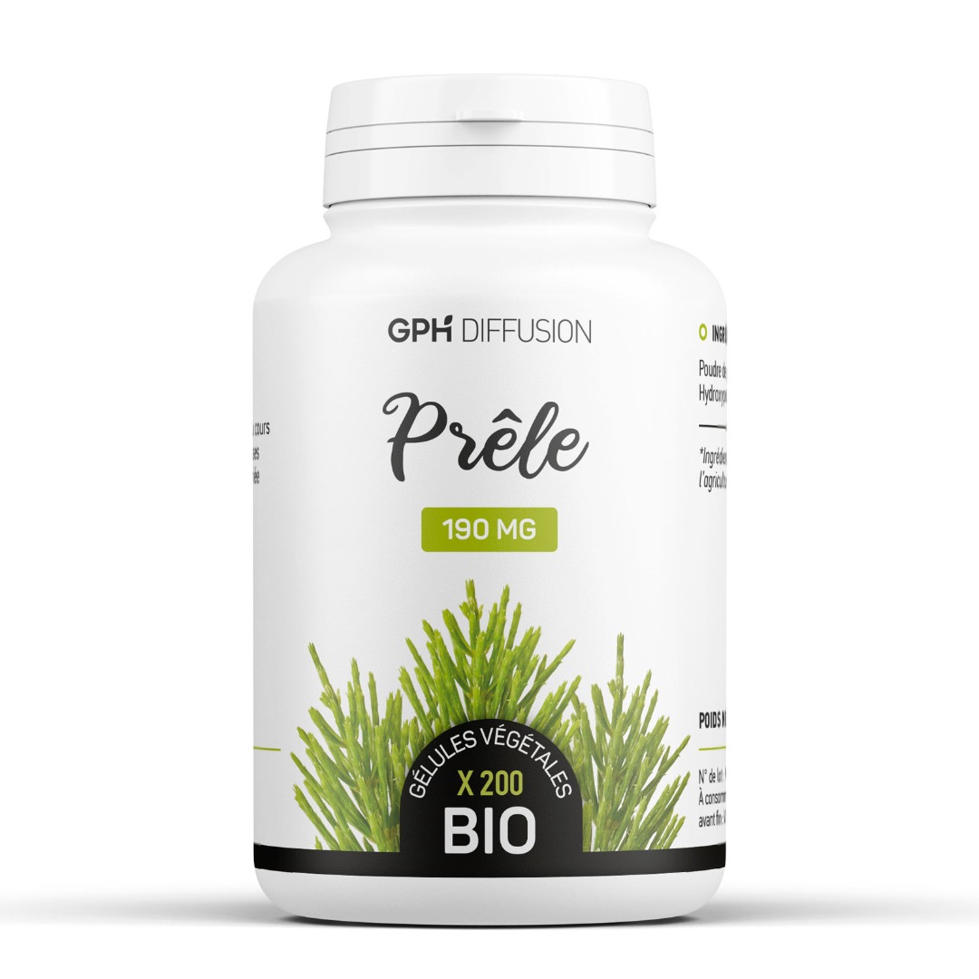 Gélules de prêle biologique 190mg GPH Diffusion : photo du produit rappelé le 10/12/2025