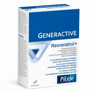 Generactive resveratrol Pileje : photo du produit rappelé le 15/07/2021