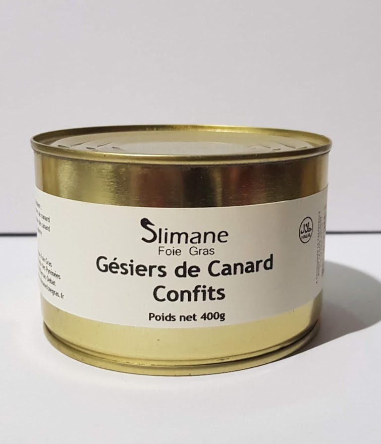 Gésier de canard confit Slimane Foie Gras : photo 2 sur 2 du produit rappelé le 22/12/2021