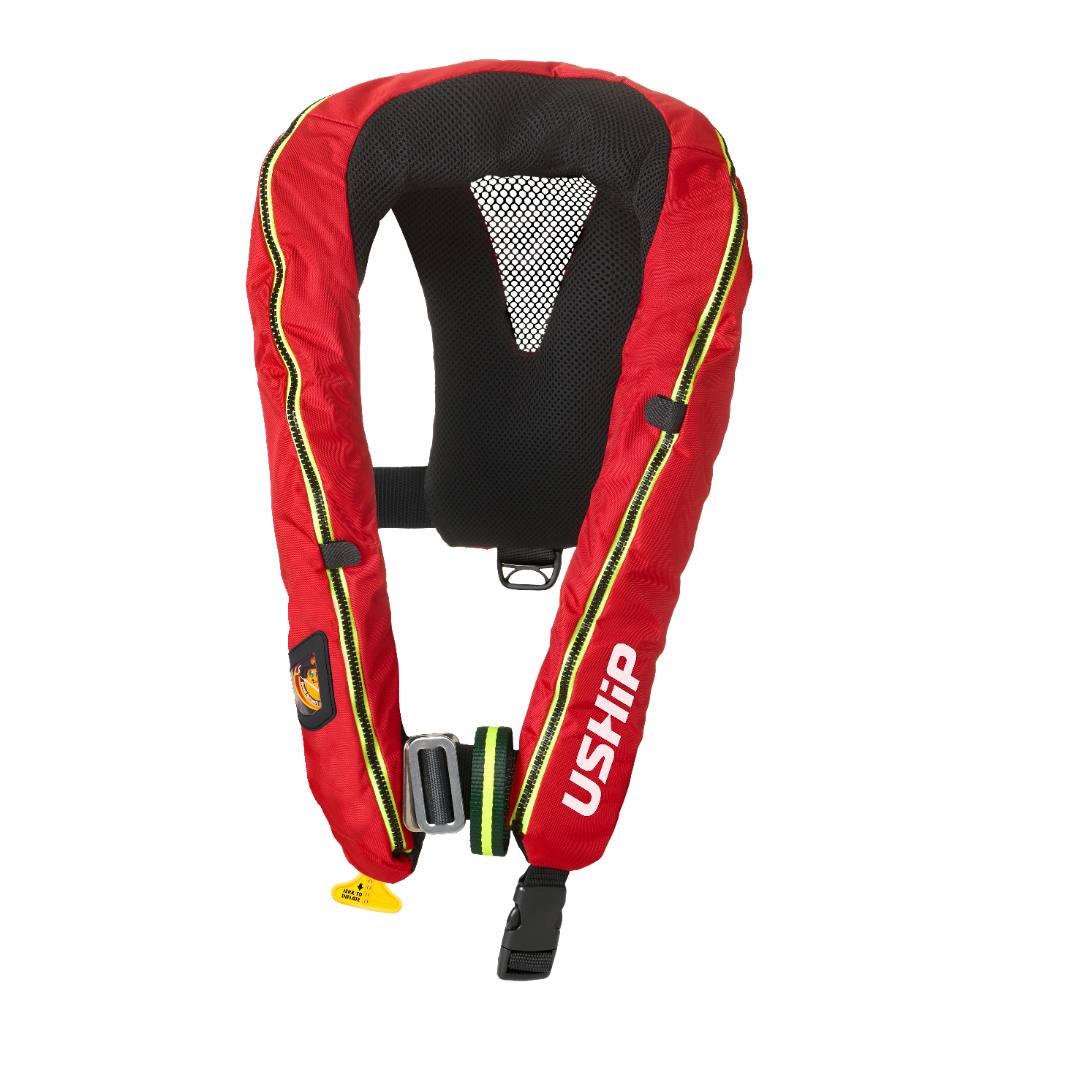 Gilet de sauvetage gonflable automatique de marque baltic avec déclencheur : photo du produit rappelé le 07/04/2025